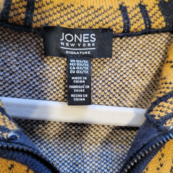Nwt Jones New York Tartan top size 1x - Picture 6 of 6
